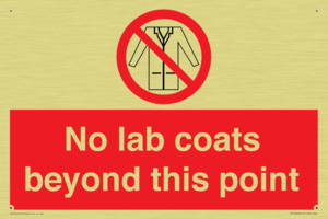 No lab coats beyond this point